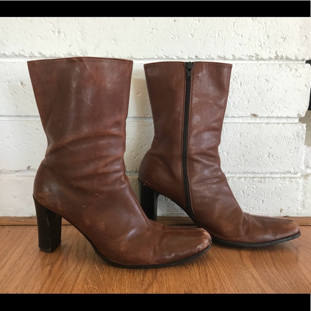 Vintage Coach Leather Boots